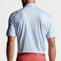 Chemises Polo Personnalisées en Gros à Imprimé Floral d'Été, Chemises Formelles de Bureau, Chemises Casual à Manches Courtes, Chemises Polo de Golf pour Hommes