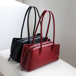 Tas Wanita Kulit Suede atau Kulit Sapi TC OEM ODM, Tas Selempang Kulit Asli Wanita, Tas Ketiak, Laris Manis - Product Image 4