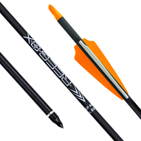 Flèches de tir à l'arc en carbone de 31 pouces, ID 6,2 mm, avec plumes en plastique et pointes en acier pour arcs classiques, chasse et tir, lot de 500 flèches