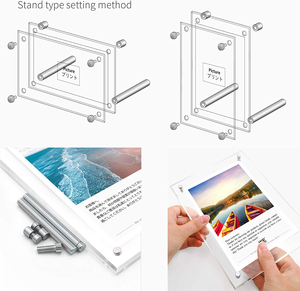 אקריליק תמונה מסגרת קובץ תעודת מסגרת תמונה - Product Image 5