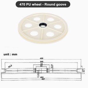 อะไหล่มาตรฐาน OEM รอกสายพานกลม PU สำหรับงานดึงลวด - Product Image 5