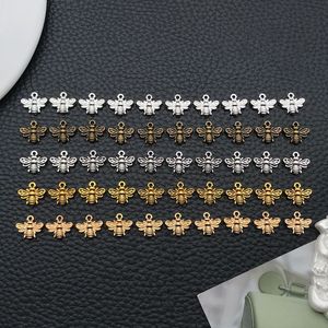 Pendentif abeille en alliage de zinc plaqué, accessoires de bijoux DIY pour la fabrication de bracelets et de colliers - Product Image 4