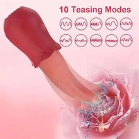 STELLAR PATH Rose Tongue Silikon-Vibrator Klitoris-Sauger & Brustwarzen-Stimulator Massagegerät Innovatives Design