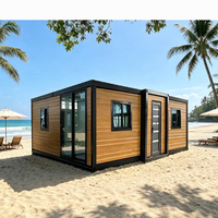 Maison extensible à double aile avec comptoir de cuisine et équipements sanitaires complets, prête à l'emploi immédiat