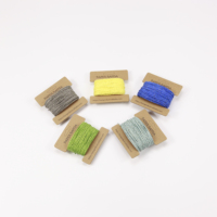 Ruban en raphia de papier coloré écologique pour emballage cadeau, artisanat DIY, emballage de cartes, ficelle en papier, cordon 10-20M