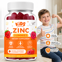 Gomitas de Zinc para Niños, 90 Unidades, Suministro de Fábrica OEM ODM, Salud Cognitiva, Defensa Inmunológica, Suplemento de Zinc para Niños