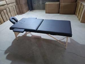 Foldable Massage Table <b>Portable</b> Beauty <b>Bed</b> Wooden PU Massage Couch with Carry Case for Salon Travel - Product Image 2