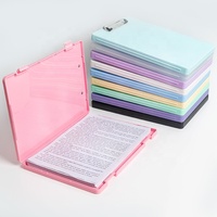 Caja organizadora de archivos de plástico A4 al por mayor, clip de enfermería, Portapapeles de archivos con almacenamiento de documentos, patrón de tablero escolar, carpeta personalizada
