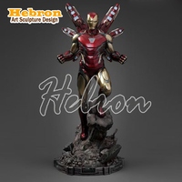 Sculpture personnalisée de Iron Man MK85 grandeur nature, statue de Iron Man MK85 pour la décoration