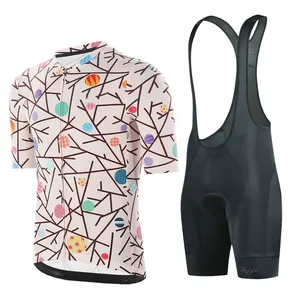 Groothandel Wielertrui Mannen Tops Fietsen Shirts Lange Mouw Fiets Kleding Volledige Rits Fiets Jas Zakken