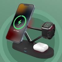 Nouvelle technologie de chargeur sans fil pour smartphone, support mobile avec lumière nocturne