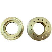 Services de fonderie de métaux sur mesure en alliage de laiton, cuivre et bronze pour pièces automobiles, pièces de soupape et anneaux usinés CNC en laiton