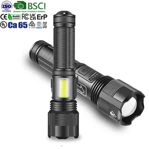 WARSUN Outdoor DM122 IPX5 1000Lm Super Bright Multifunctional Powerful Torch Led Pocket Waterproof Led Zoomable Flashlight
