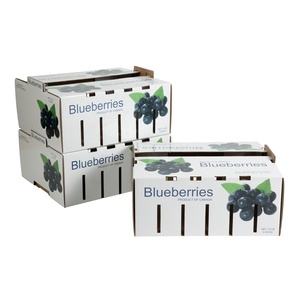 Frutas Manzanas <span class=keywords><strong>Naranjas</strong></span> Arándano Cereza Aguacate Embalaje Caja de cartón 1000 Cajas de arándanos por 5 libras 10 libras - Product Image 2