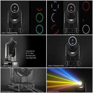 Marslite chùm 380W di chuyển đầu ánh sáng IP55 không thấm nước chùm di chuyển đầu ánh sáng DJ Đảng Lyre chùm Mini 380 Đèn sân khấu cho nhà thờ - Product Image 4