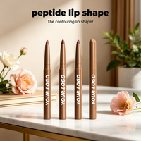 Delineador de Labios Retráctil de Doble Punta con Fórmula de Péptidos, Hidratante y a Prueba de Manchas para Labios Definidos