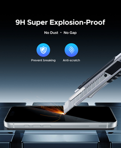 Miếng dán cường lực kính cường độ 9H, độ trong suốt cao Kuzoom HD, gói 10 miếng, cảm ứng nhạy, dành cho điện thoại di động 11, 12, 13, 14, 15, 16, 17 inch - Product Image 3