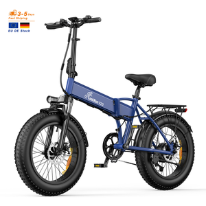 Vélo électrique pliable LOOKRUN V20 20 pouces à pneus larges, 48V 15.6Ah, autonomie 100KM, idéal pour le camping, la plage et les sentiers – En stock UE - Product Image 1