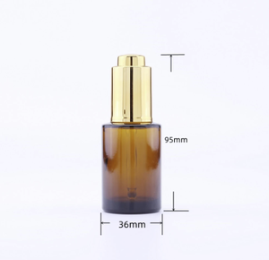 Flacone contagocce in vetro spesso da 30Ml Botella <span class=keywords><strong>Cristal</strong></span> contenitore per imballaggio cosmetico vuoto fiale bottiglie di olio essenziale - Product Image 2