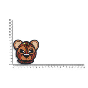 Écusson de broderie d'ours de litière de concepteur de bon prix Écussons brodés à motif animal pour vestes et manteaux - Product Image 5