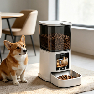Comedero Automático para Mascotas, Dispensador Inteligente de Comida para Mascotas, Carcasa de Plástico, Alimentador de Comida Seca - Product Image 1