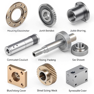 บริการงานกลึง CNC ชิ้นส่วนทองเหลืองกลึง CNC สำหรับชิ้นส่วนส่งกำลังเครื่องจักร ผลิตตามแบบ OEM - Product Image 3
