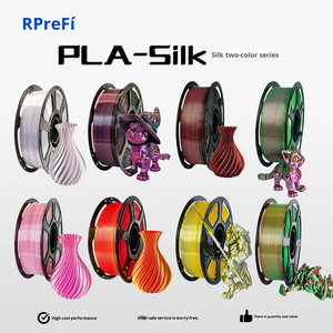 Filament d'impression 3D PLA 1,75 mm 1 kg, fournitures d'impression 3D, PLA soie bleu ciel vert, matériau d'impression 3D, soie double couleur - Product Image 3