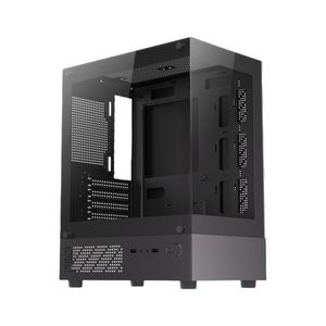 270 Degree Dual Tempered Glass Computer Case Gaming Mid Tower Gaming PC Case MATX Gamer case Support 240MM <strong>RAD</strong> - Product Image 2
