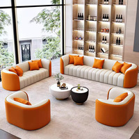 Canapé de bureau moderne OEM ODM, ensemble de canapés modulaires sur mesure pour projets commerciaux, salles d'attente, halls d'hôtel – Vente directe usine