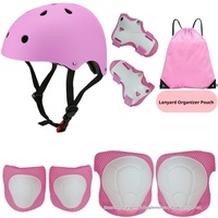 Ensemble de protection en éponge 7 pièces pour enfants, pour le roller et le vélo