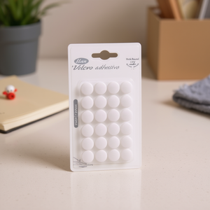 Punti Adesivi in Velcro Ilan 15mm Rotondi 24 Pezzi Chiusure a Strappo - Product Image 2