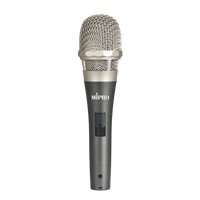 Mikrofon Vokal Dinamis MIPRO Powerful High SPL Untuk Panggung Luar Ruangan, Mikrofon Berkabel Sebagai Mikrofon Dinamis Profesional Untuk Siaran Langsung