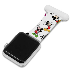 New Design Leopard Printing <strong>Fob</strong> Sport Strap <strong>Fob</strong> Brooch for Apple <strong>Watch</strong> Series 10 9 8 7 5 4 3 2 1 6 Band Nurse Silicone <strong>Fobs</strong> Pin - Product Image 2