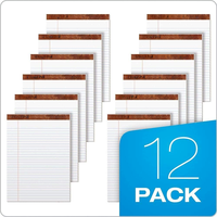 Règle légale 50 feuilles 8-1/2X11-3/4 12 paquets (7533) blocs-notes style magnétique couverture en papier reliure à feuilles mobiles