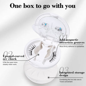 Cils magnétiques doux et naturels personnalisés avec applicateur, marque privée, fournisseur de cils magnétiques réutilisables, cils magnétiques - Product Image 5