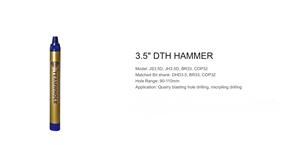 مطرقة حفر <span class=keywords><strong>DTH</strong></span> من الفولاذ السبائكي مقاس 3.5 بوصة مع أداة حفر <span class=keywords><strong>DTH</strong></span> لحفر الآبار والثقوب بوزن 24 كجم - Product Image 5