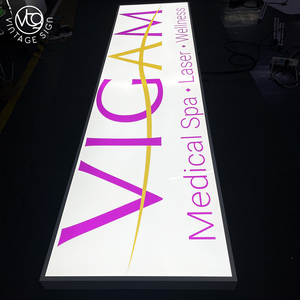 Đôi hai mặt ánh sáng phim ngoài trời dẫn <span class=keywords><strong>lightbox</strong></span> làm tấm kim loại hộp thư với chất lượng cao - Product Image 5