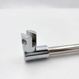 Kellyto All Copper <b>Shower</b> Rod E650 Chrome Finish Bathroom Glass Door Hardware <b>Accessory</b> - Product Image 1
