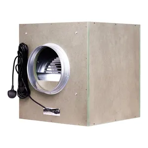 1500m3 2500m3 3250m3 10" 12" MDF Hydroponics Acoustic Box Waterproof Fan Ventilation Farm Ventilation Equipment