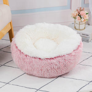 Venta al por mayor Eco-Friendly <span class=keywords><strong>Plush</strong></span> Pet Bed Dogs Simple Contraste Color Stitching Universal Deep Sleep Winter All Seasons Solid Cloth - Product Image 6
