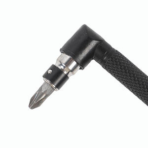 Vente en gros usine Embouts de tournevis hexagonaux en L de 1/4 po (6,35 mm) à double extrémité à 90 degrés, qualité professionnelle, outils de serrage noirs - Product Image 4