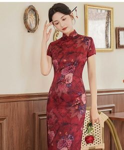 Vêtements traditionnels <span class=keywords><strong>chinois</strong></span>, cheongsams, robe chinoise, qipao, style ethnique, vêtements de mode, fête, vintage, décontracté, été, élégant - Product Image 4