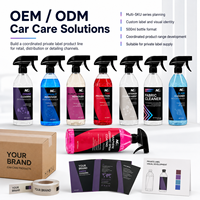 Produits de nettoyage automobile OEM d'usine, Savon de lavage auto de haute qualité avec protection cire et shampoing lave-cire pour le detailing automobile
