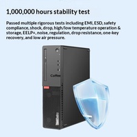 PC Desktop Bisnis Lenovo ThinkCentre K70 Baru Intel Core I5-14500 RAM 16GB DDR5 SSD 512GB + HDD 2TB Monitor Full HD 23,8 inci