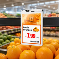 Étiquette de rayon électronique 10,1 pouces, étiquette de prix numérique, écran LCD IPS couleur, WiFi, Bluetooth, affichage intelligent pour supermarché, ESL, blanc