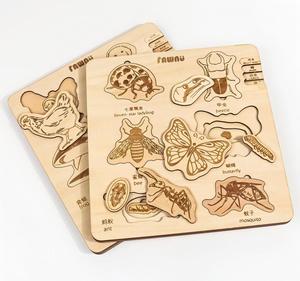 ปริศนาการเรียนรู้แมลงแบบหลายชั้น - ของเล่นไม้เพื่อการศึกษาสำหรับเด็กเพื่อการเรียนรู้เบื้องต้นเกี่ยวกับกายวิภาคของแมลงและวงจรชีวิต - Product Image 5