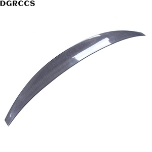 Aileron arrière poli en fibre de carbone style berline B8 DGRCCS pour coffre, 2007-2011, avec ruban adhésif - Product Image 5