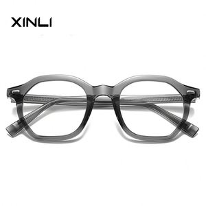 Gafas de Diseño XINLI Modelo 2095 Hechas a Mano con Montura Óptica TR90, Fotocromáticas, con Protección de Luz Azul, para Uso Diario, OEM - Product Image 3
