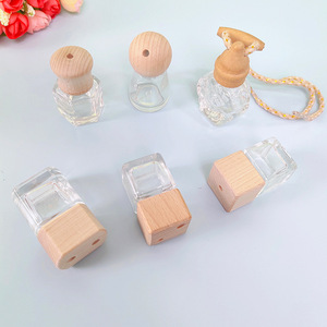 Le fabricant fournit des bouchons de flacons de parfum en bois pour voiture avec cordons de suspension, des bouchons de flacons en verre, des diffuseurs d'huiles essentielles. - Product Image 2