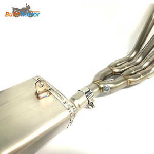 Système d'échappement complet en acier inoxydable pour Honda CBR650R CB650R CBR650F <span class=keywords><strong>CB650F</strong></span>, pièces de moto, échappement avant de haute qualité - Product Image 3
